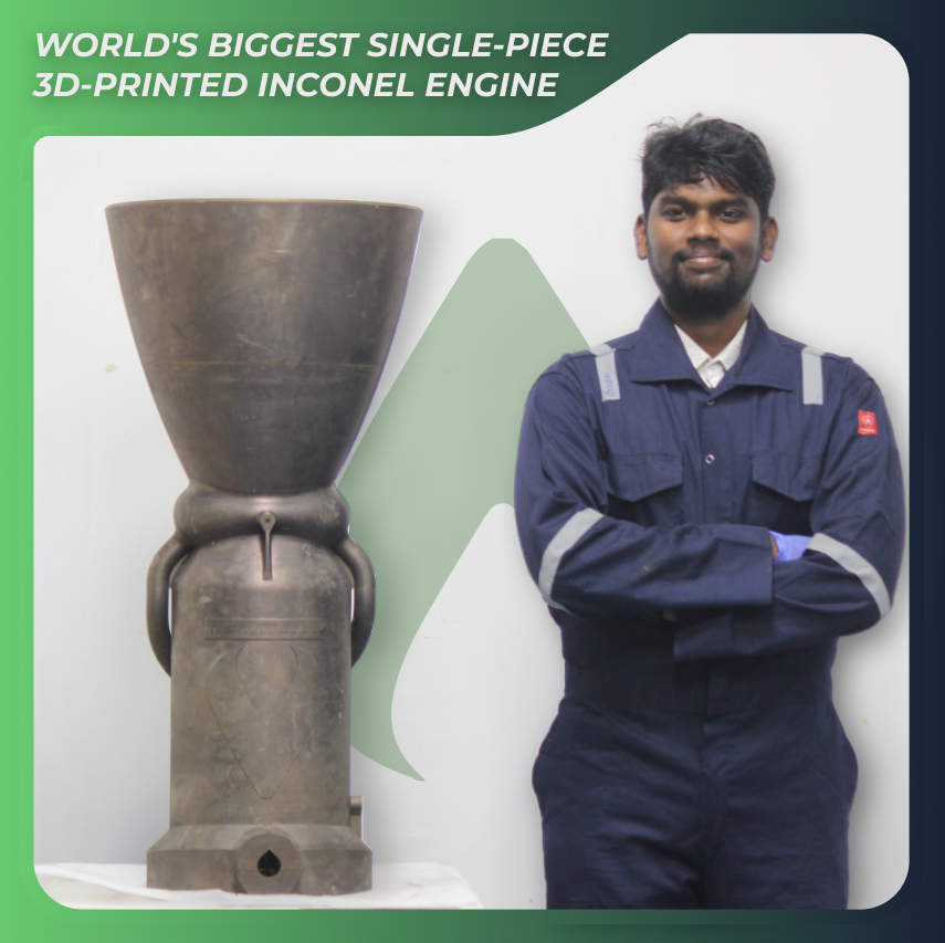 3D Printed Inconel engine